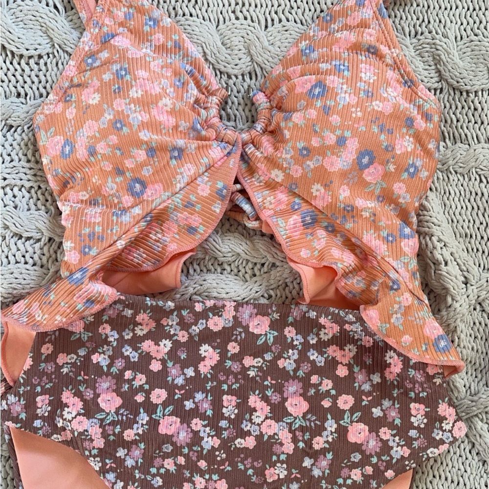 P2F Power 2 the Flower Altar'd State One Piece Swimsuit Womens Small NWT